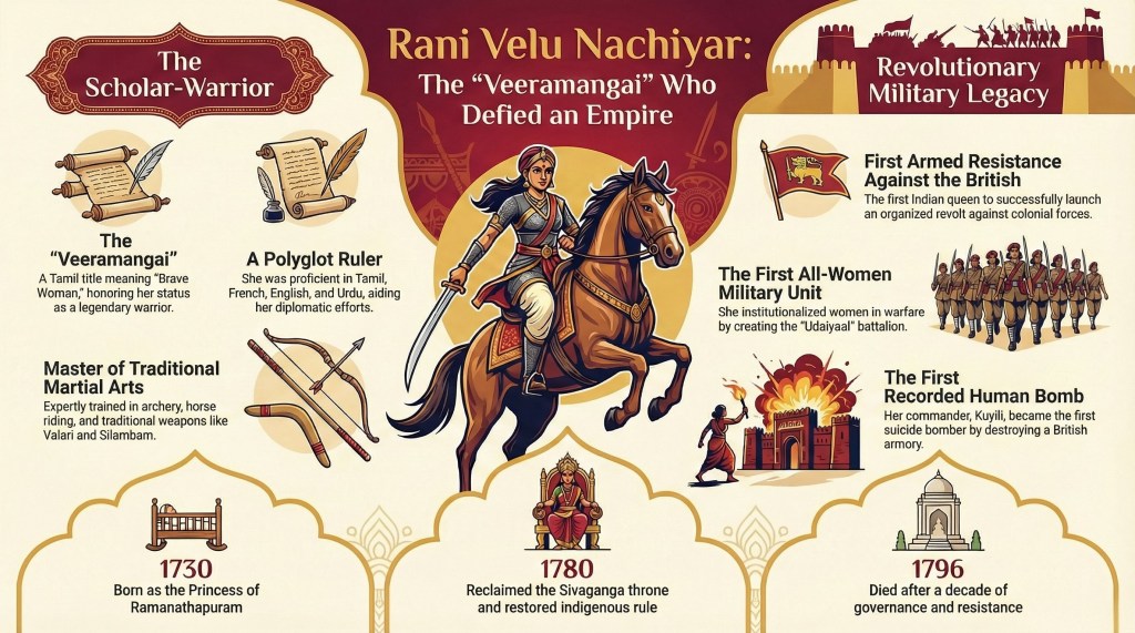 The Queen Who Outsmarted an Empire: Rani Velu&nbsp;Nachiyar